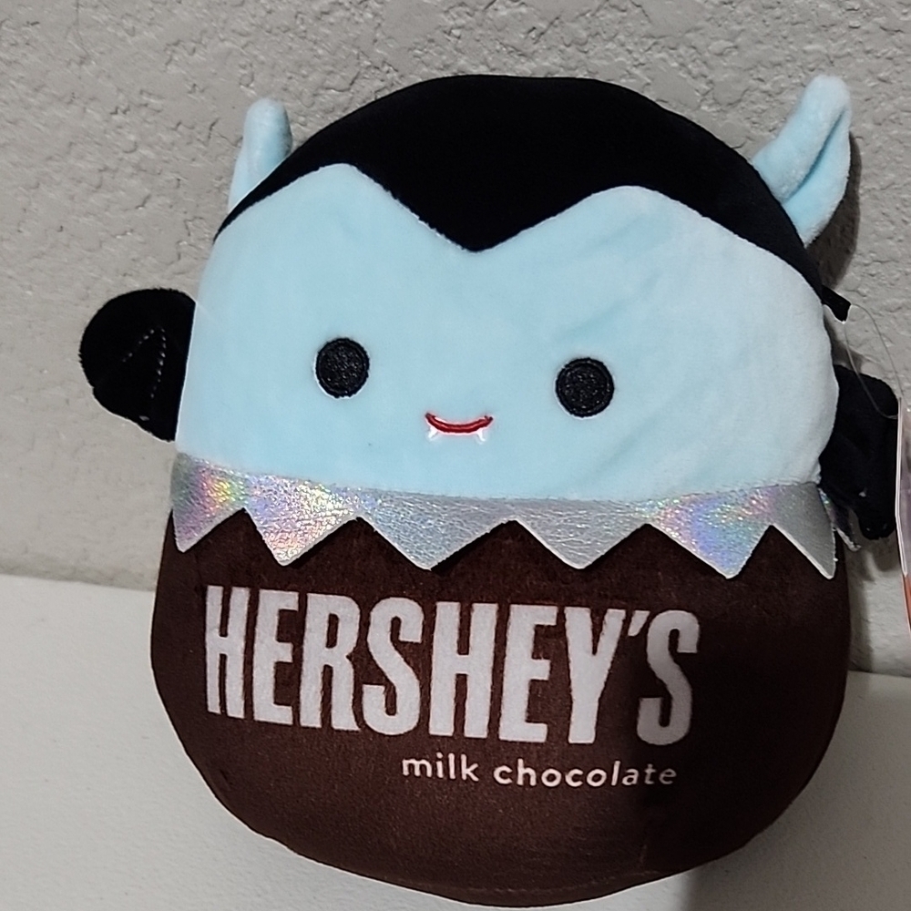 Squishmallow 2021 Patricio Hersheys Vampire Stuffed Animal Blue Black